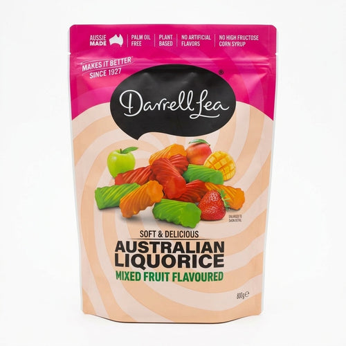 Darrell Lea Australian Liquorice Mixed Fruit Flavoured 800g