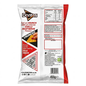 Doritos Chilli Heatwave Flavour Corn Chips 455g-1