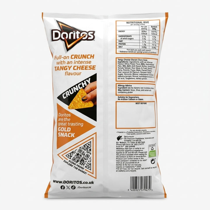 Doritos Tangy Cheese Flavour Corn Chips 455g-1
