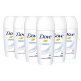 Dove Roll-On Deodorant 50ml X 6