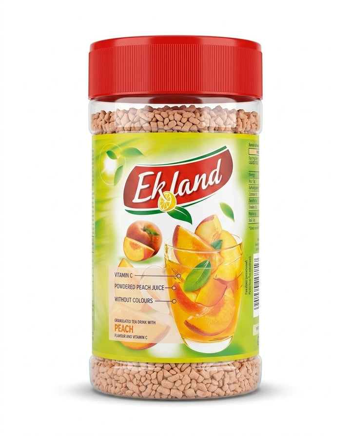Ekoland Granulated Peach Tea Drink with Vitamin C 350g