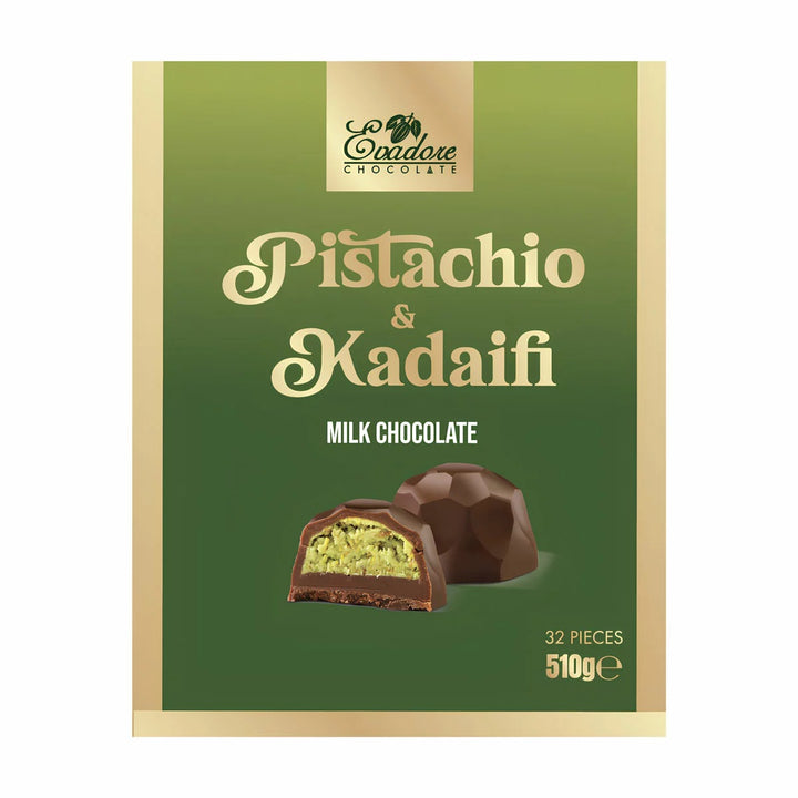Evadore Pistachio & Kadaifi Milk Chocolate Bag 510g