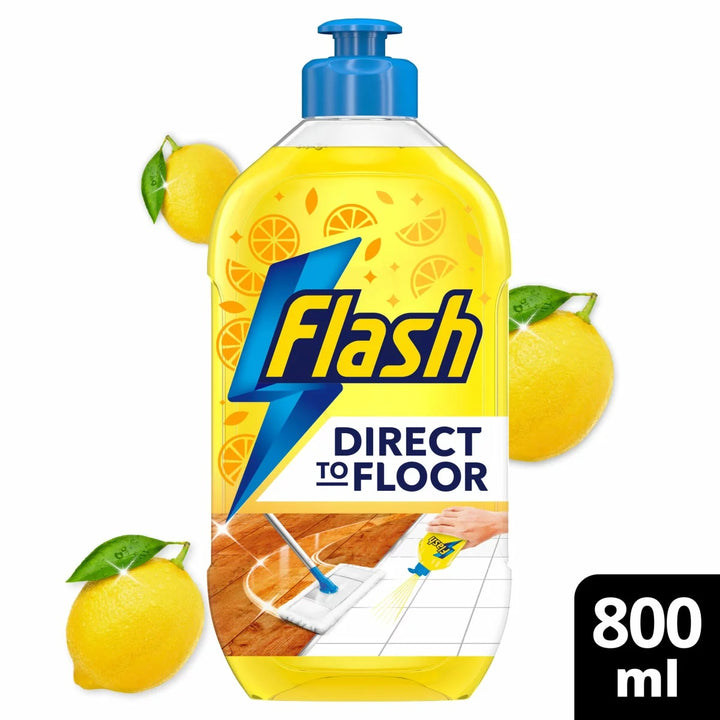 Flash Direct to Floor Cleaner All Purpose Lemon 800ml