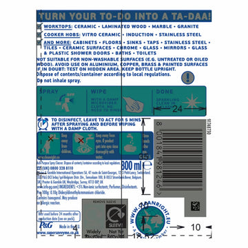 Flash Spray Wipe Done 800ml-1
