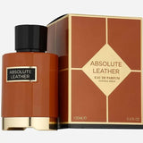 Fragrance World Absolute Leather Eau de Parfum 100ml – Long Lasting Unisex Perfume