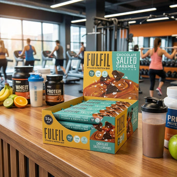 Fulfil Chocolate Salted Caramel Protein Bar Snack 15 x 55g 111