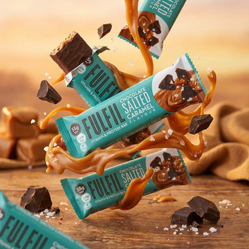 Fulfil Chocolate Salted Caramel Protein Bar Snack 15 x 55g 22