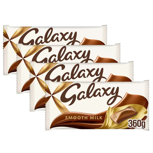 Galaxy Milk Chocolate 360g X 4