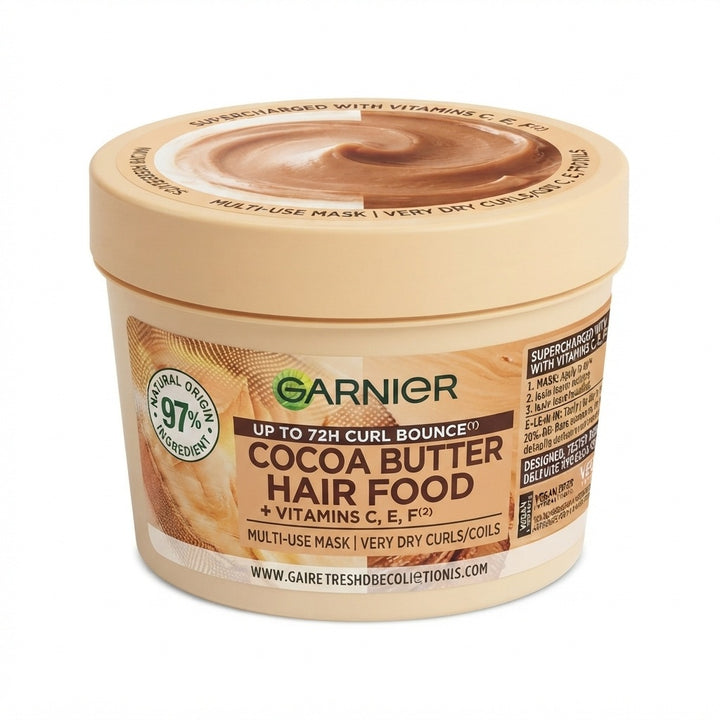 Garnier Cocoa Butter Hair Food Mask for Very Dry Curls/Coils 400ml