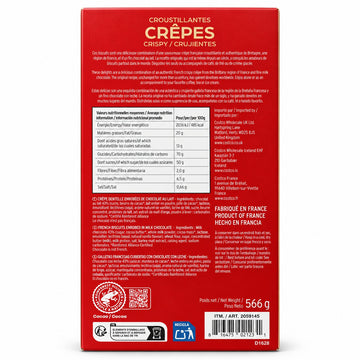 Gavottes Crispy Crepes Milk Chocolate 566g-1