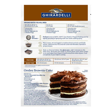 Ghirardelli Premium Brownie Mix Chocolate Chip 2.26kg-1