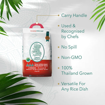 Green Dragon Thai Fragrant Jasmine Rice 10KG-2