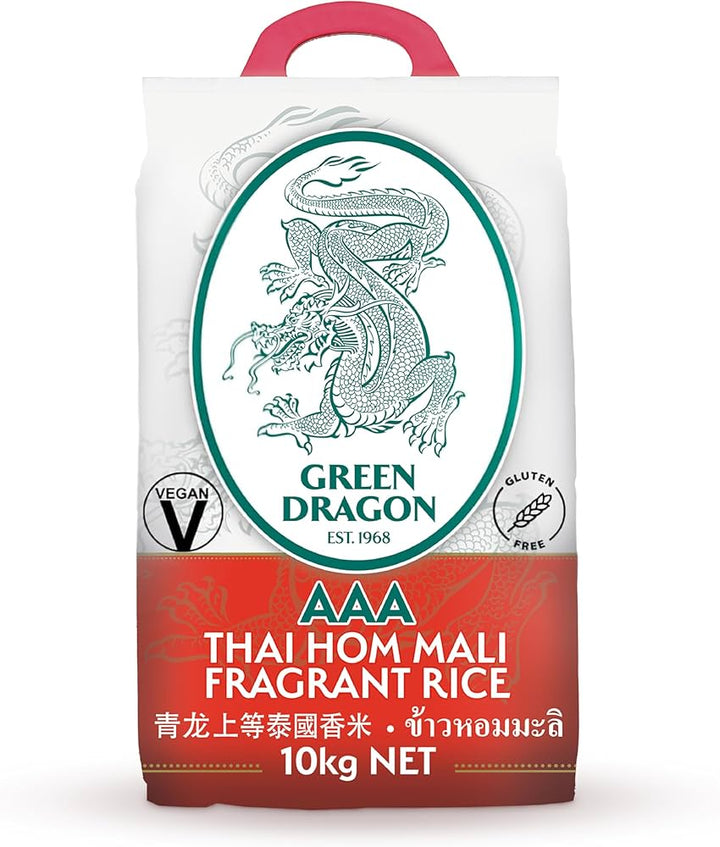 Green Dragon Thai Fragrant Jasmine Rice 10KG