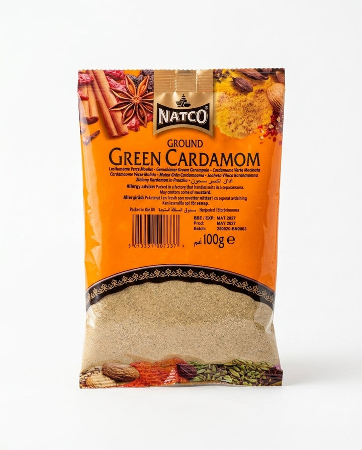 Ground Green Cardamom Natco 100g