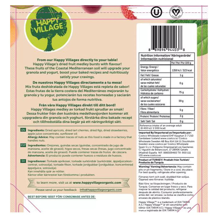 Happy Village Soft & Dried Fruit Medley