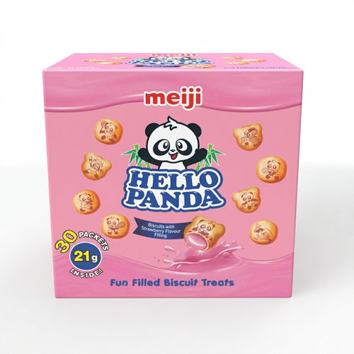 Hello Panda Strawberry Filled Biscuits 21g X 30