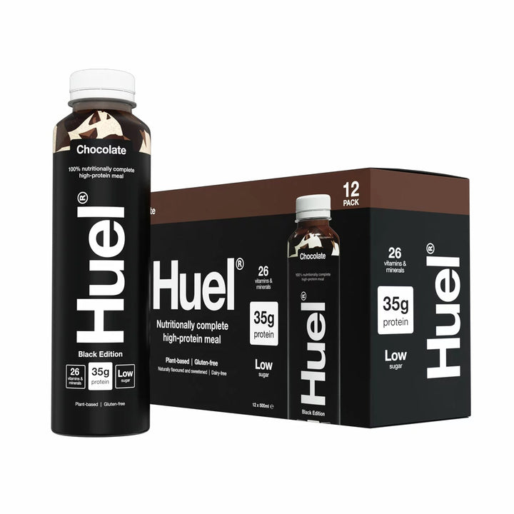 Huel Complete Meal Drink Black Edition Chocolate 500ml X 12