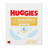 Huggies Plastic Free Extra Care Baby Wipes 8 x 48 Wipes