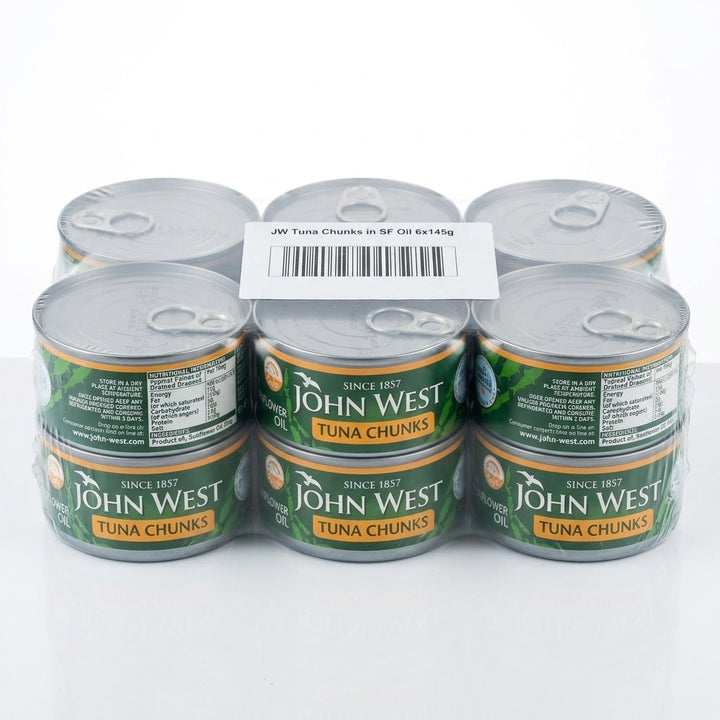 John West Tuna Chunks in oil 145g X 12