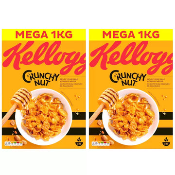 Kellogg's Crunchy Nut 1kg X 2