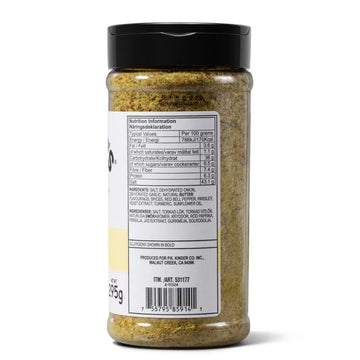 Kinder's Buttery Steakhouse Seasoning 295g ingredients