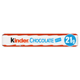 Kinder Chocolate Snack Bar 36 x 21g