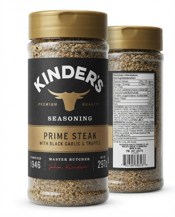 Kinder’s Prime Steak Seasoning with Black Garlic & Truffle 297g-1