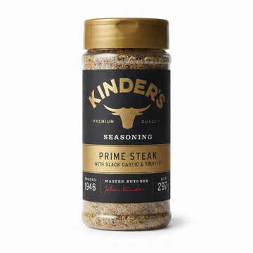 Kinder’s Prime Steak Seasoning with Black Garlic & Truffle 297g