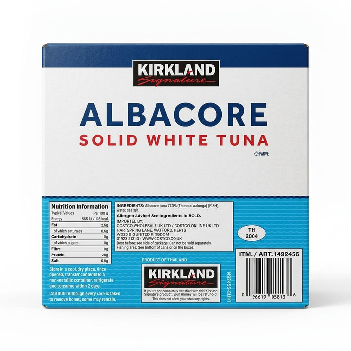 Kirkland Signature Albacore Solid White Tuna in Brine 198g X 8-1