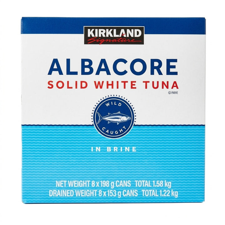 Kirkland Signature Albacore Solid White Tuna in Brine 198g X 8
