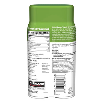 Kirkland Signature Canola Oil Cooking Spray 397g X 2-1