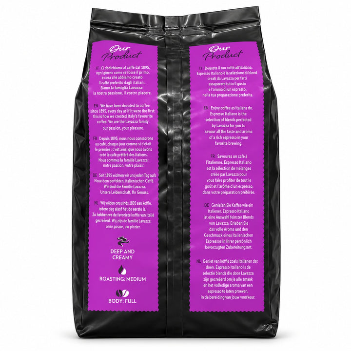 Lavazza Espresso Italiano Cremoso Coffee Beans 1kg-1
