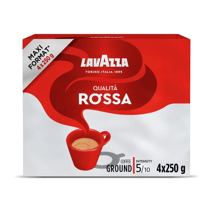 Lavazza Qualita Rossa Ground Coffee 250g X 4