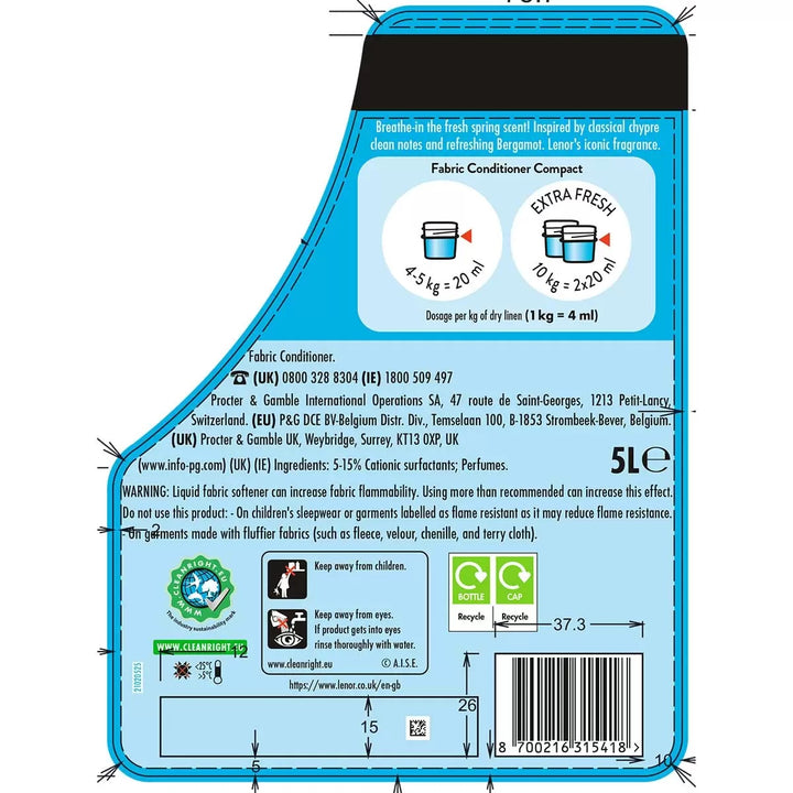 Lenor Fabric Conditioner Spring Awakening 5L 1