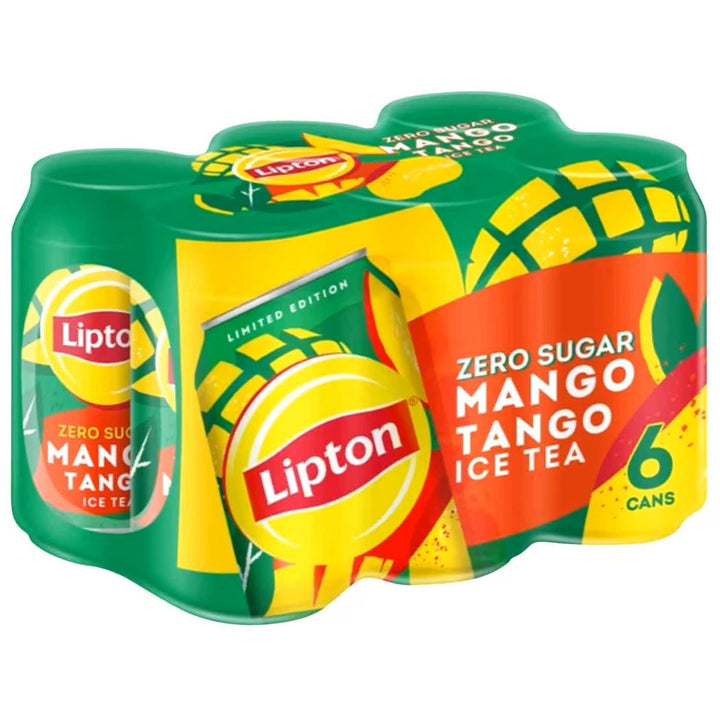 Lipton Zero Sugar Mango Tango Ice Tea 310ml X 6