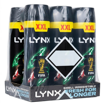 Lynx Body Spray Africa 300ml X 6