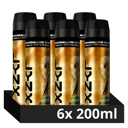 Lynx Marshmallow Smoke Body Spray 6 x 200ml
