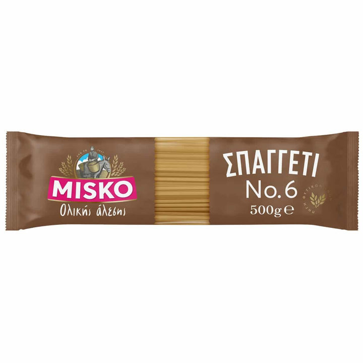 MISKO Spaghetti No 6 Whole Wheat 500g
