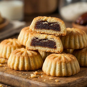 Luxurious Arabian Maamoul Dates Zahret Nablus Sweets 420g-2