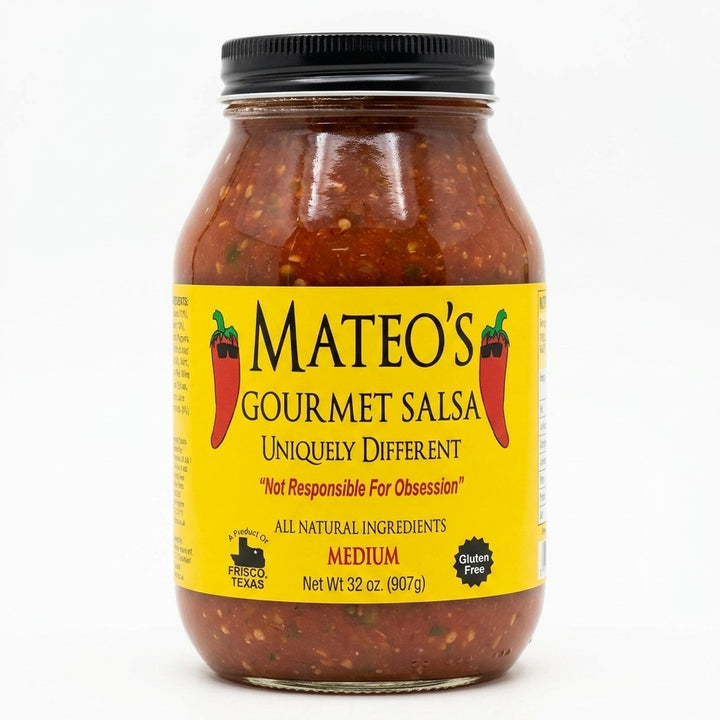 Mateo's Gourmet Texas Medium Salsa 907g