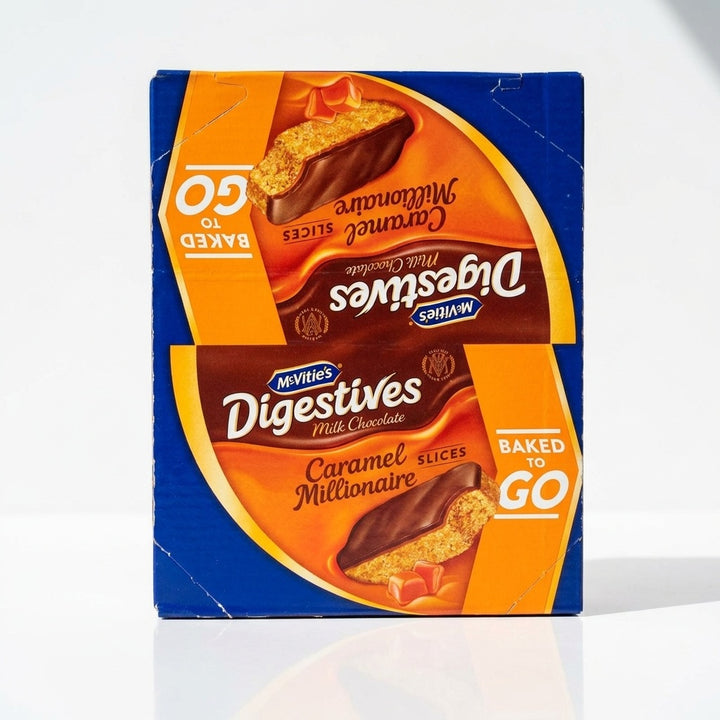 McVitie’s Digestives Milk Chocolate Caramel Slices Baked to Go 51.5g X 12