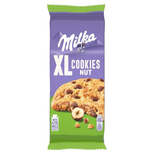 Milka XL Cookies Hazelnut 184g