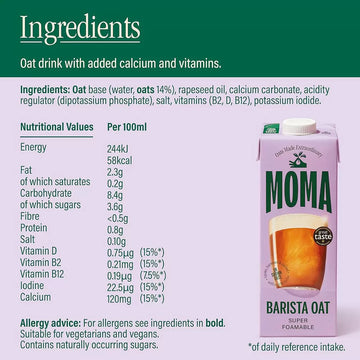 Moma Oat Drink Barista Edition 1l 2