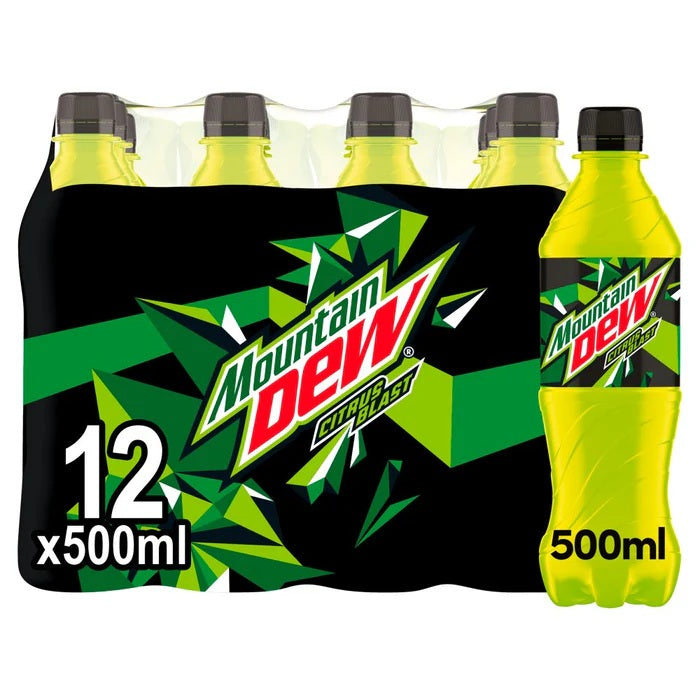 Mountain Dew 12 x 500ml