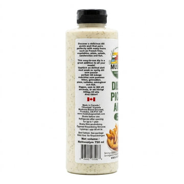 Muskoka Brand Gourmet Dill Pickle Aioli 750ml-2