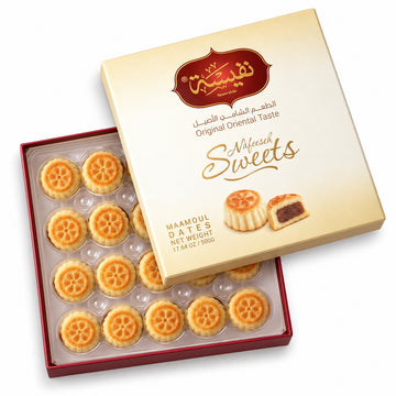 Nafeeseh Sweets Maamoul Dates 500g-1