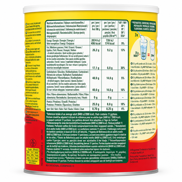 Nestlé Nido Instant Full Cream Milk Powder 400g-1