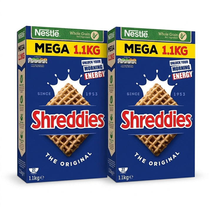 Nestle Shreddies Original Cereal 2 X 1100g