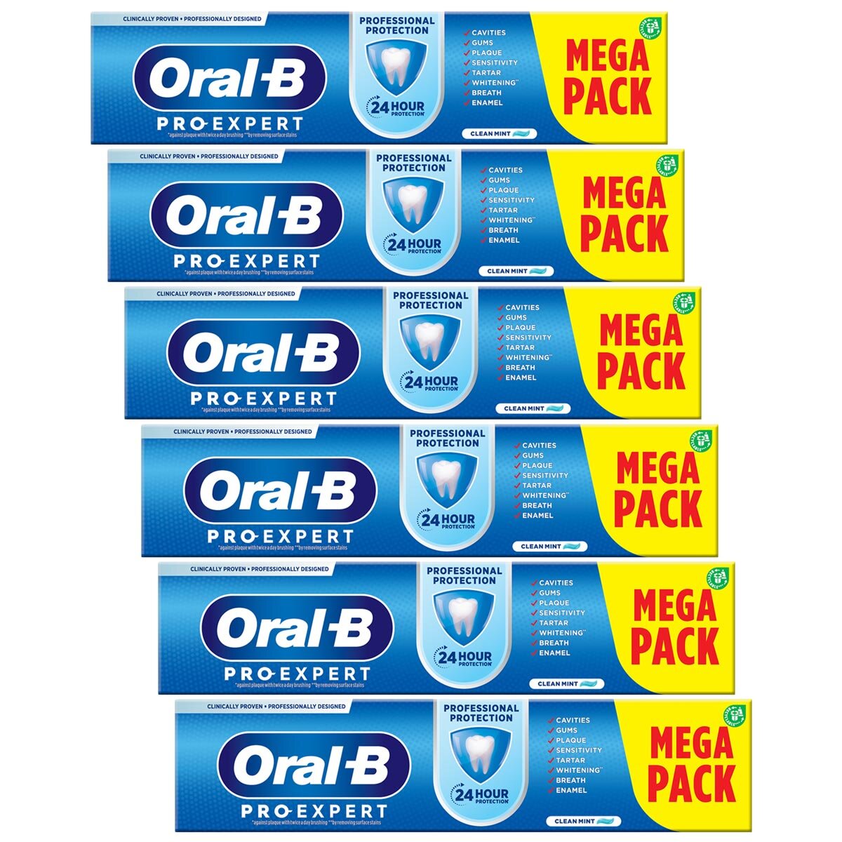 Oral-B Pro-Expert Professional Protection Toothpaste 6 x 125ml ...