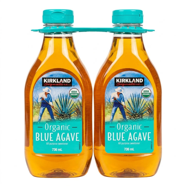 Organic Blue Agave Sweetener Kirkland Signature 736ml X 2